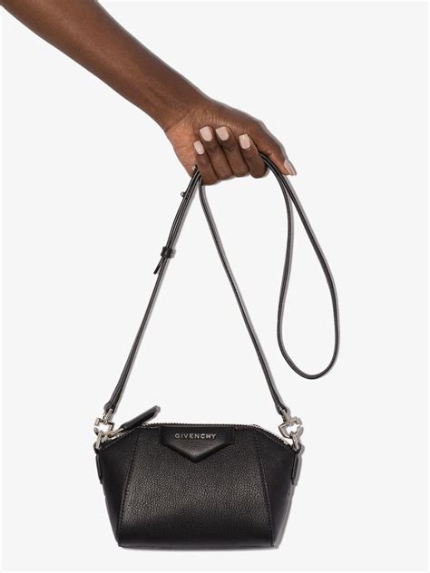 givenchy nano antigona mini crossbody leather bag|givenchy small antigona leather satchel.